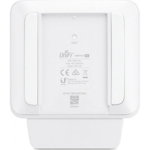 Ubiquiti UniFi Switch, USW-FLEX-3,(3-PACK) 5x 10/100/1000 Mbps RJ45 Ports,4 x 802.3at PoE, consum 5w, alocare POE/port-15.4w, PoE Out (Ports 2-5), dimensiuni: 122.5 x 107.1 x 28.0 mm, greutate: 230g.