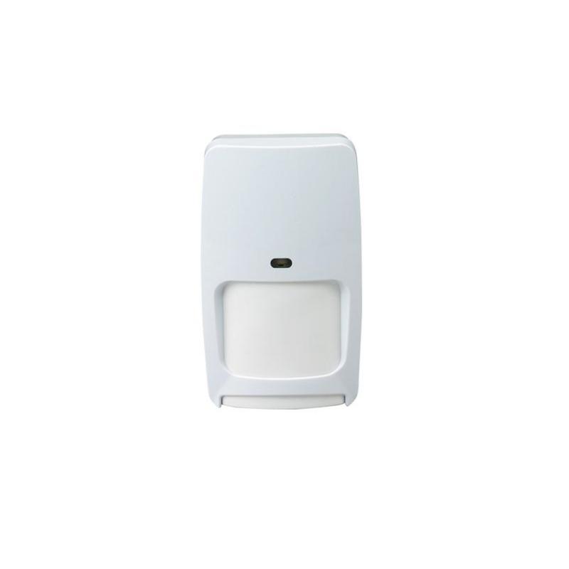 Wireless DUAL TEC® motion sensor 15m x 18m range withwideanglelensinstalled, RF Range of 2000m unobstructed ,bi-directionalRFcommunications, detection zones include wide angle Lens,868 MHz RFfrequency, Narrow Band, FM, 4 programmable PIR sensitivi