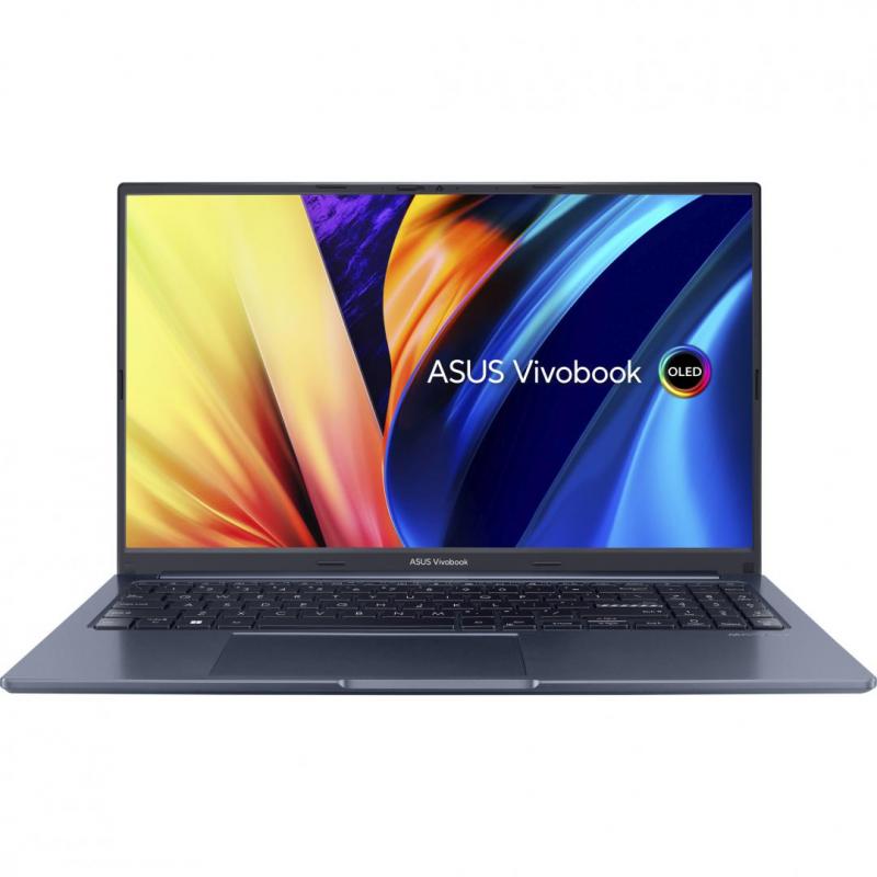 Laptop ASUS Vivobook, X1503ZA-L1172W, 15.6-inch, FHD (1920 x 1080) OLED 16:9, i5-12500H, Intel(R) Iris Xe Graphics, 8GB DDR4 on board, Plastic, Quiet Blue, Windows 11 Home, 2 years
