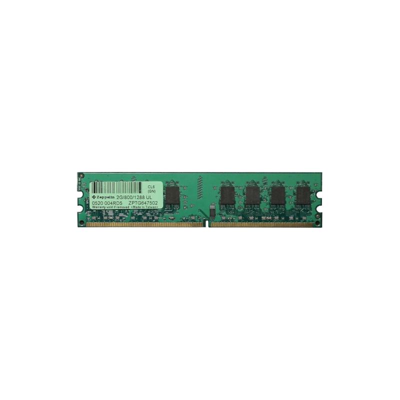 Memorie DDR  Zeppelin DDR2 2 GB, frecventa 800 MHz, 1 modul, retail 